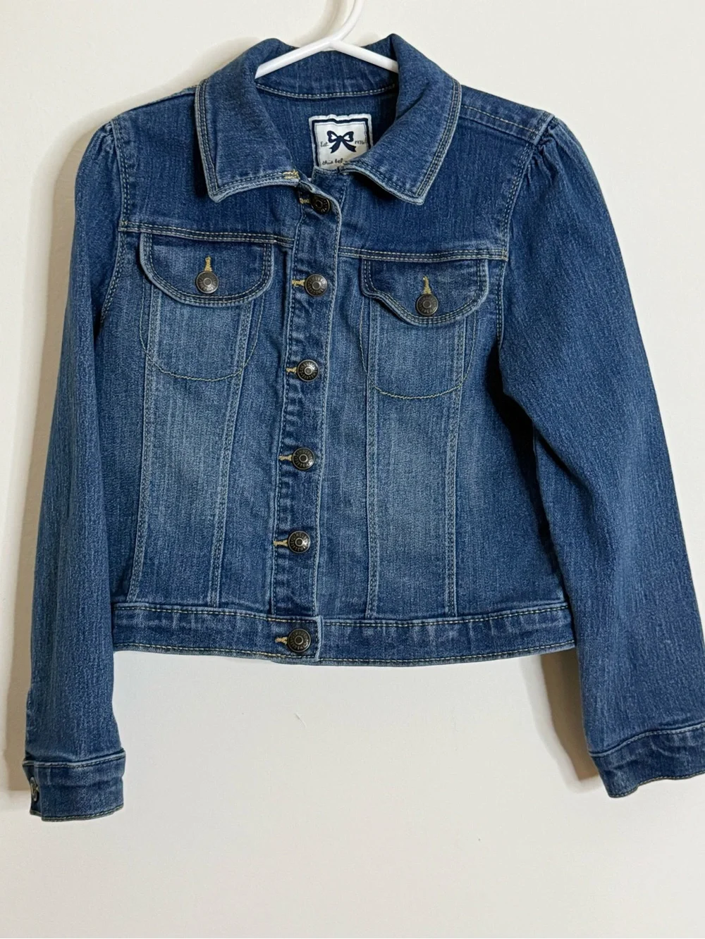 {Gymboree}-Size:5T-Blue Denim Button-Up Jacket